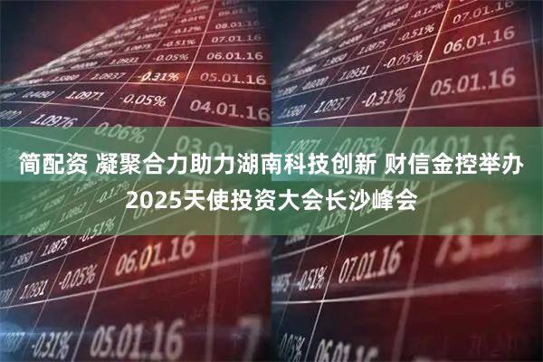 简配资 凝聚合力助力湖南科技创新 财信金控举办2025天使投资大会长沙峰会