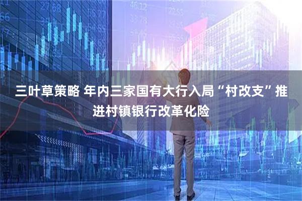 三叶草策略 年内三家国有大行入局“村改支”推进村镇银行改革化险