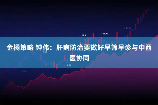 金橘策略 钟伟：肝病防治要做好早筛早诊与中西医协同