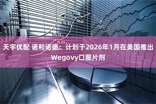 天宇优配 诺和诺德：计划于2026年1月在美国推出Wegovy口服片剂